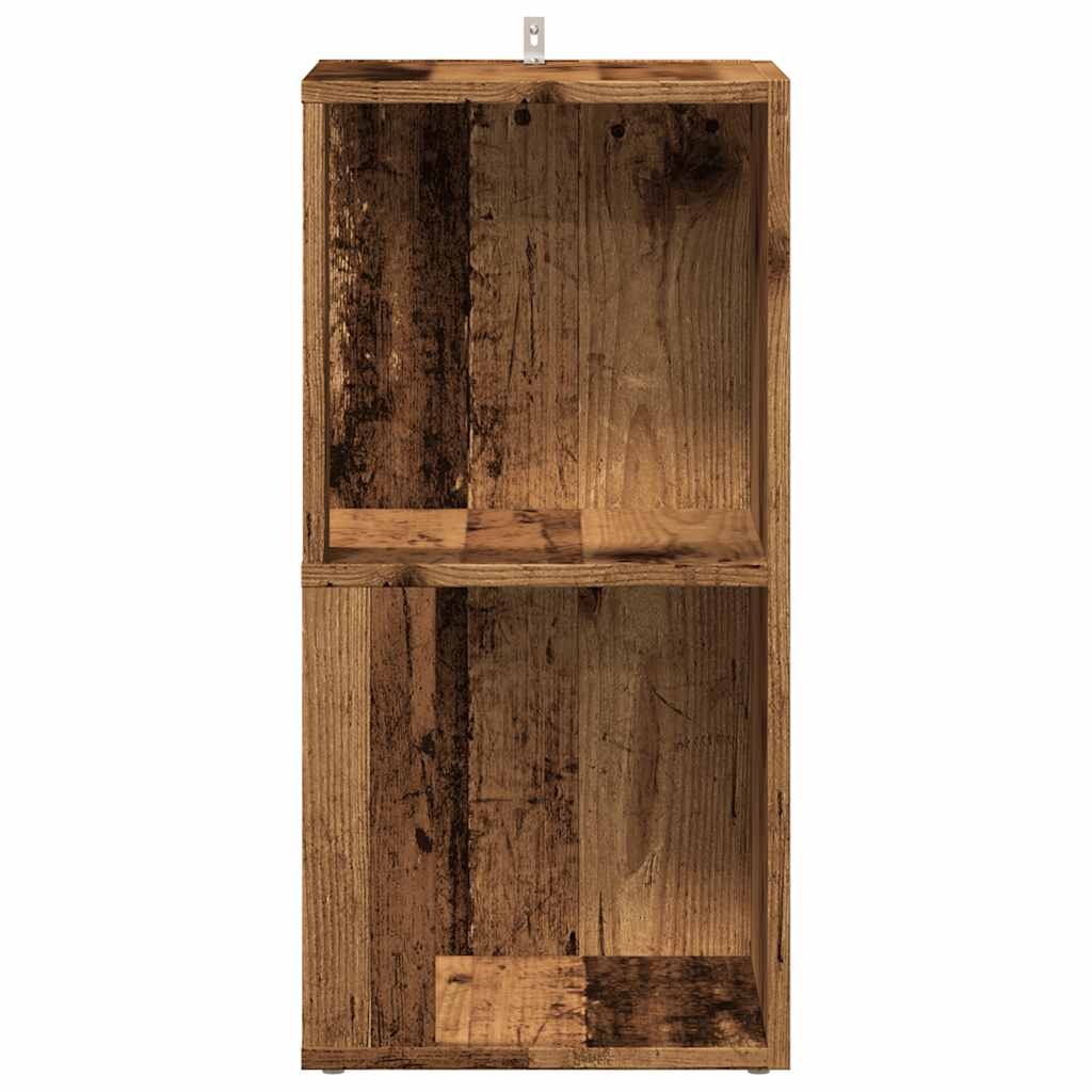 sarokszekrény antik fa 33x33x67 cm szerelt fa