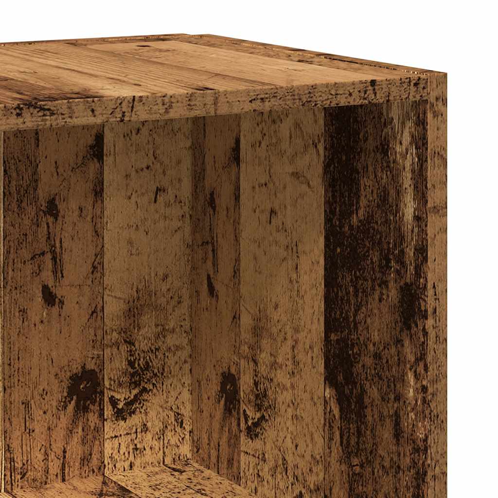 sarokszekrény antik fa 33x33x67 cm szerelt fa
