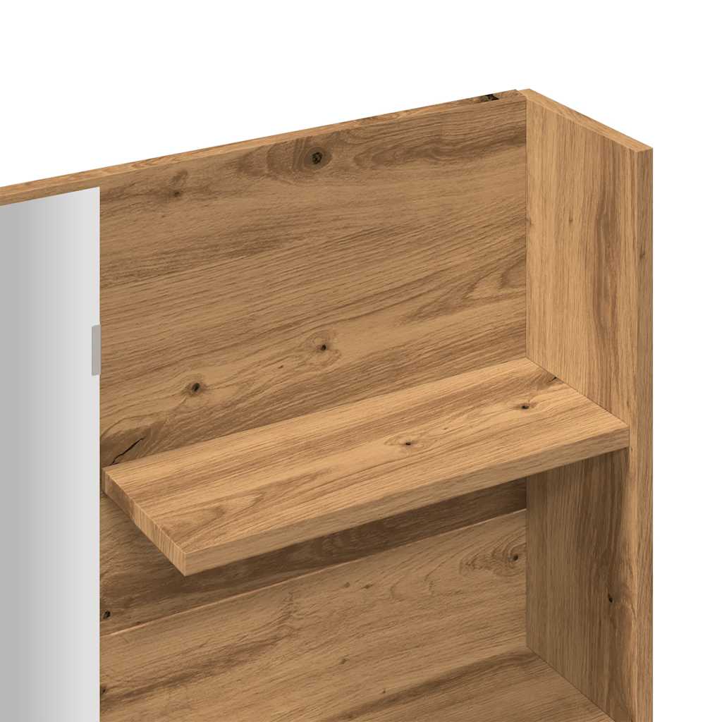 fésülködőasztal tükörrel Artisan Oak 74,5x40x141 cm