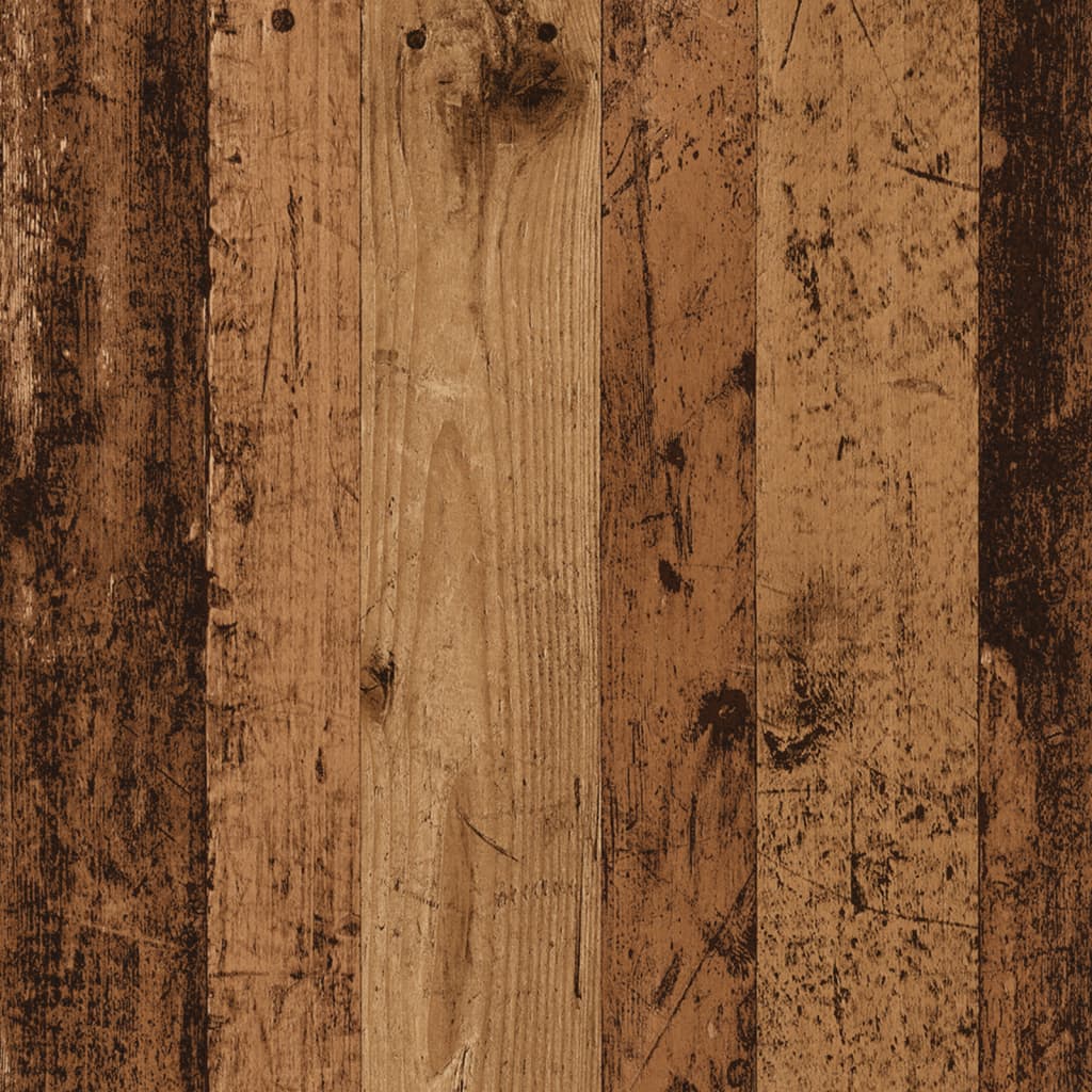 2 db antik fa színű falra szerelhető TV-szekrény 100x30x30 cm