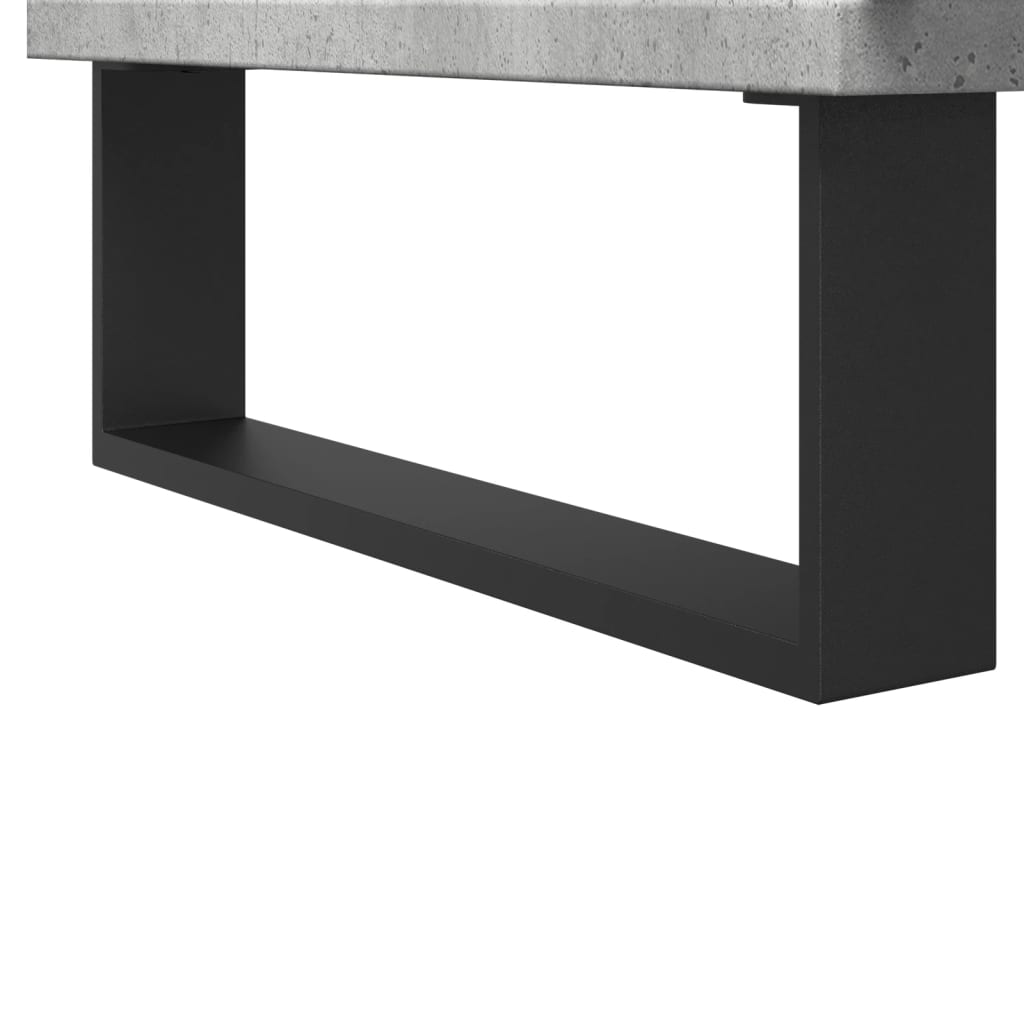 betonszürke szerelt fa fürdőszobaszekrény 30 x 30 x 190 cm