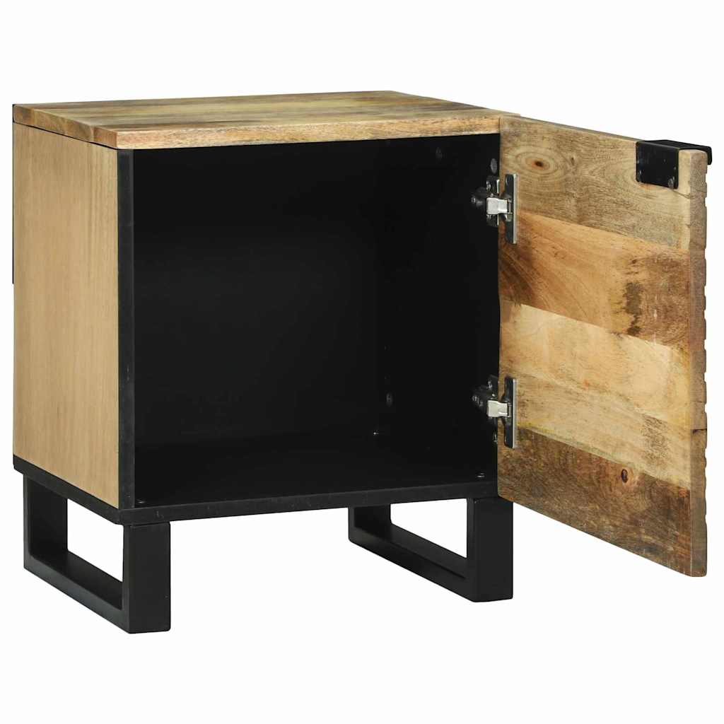 Éjjeliszekrény 2 pcs Barna 40 x 33 x 46 cm tömör mangófa