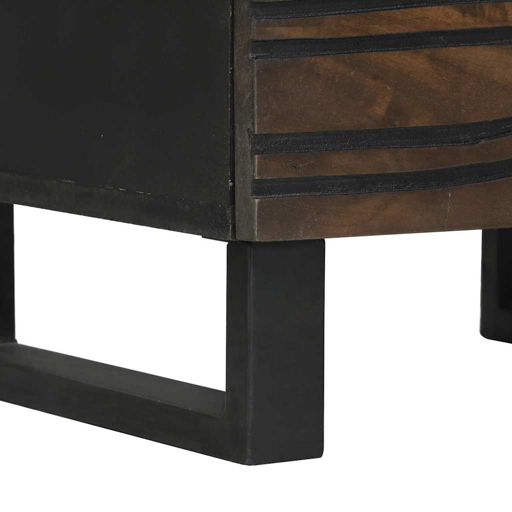 Éjjeliszekrény fiókkal 2 pcs Dió 40 x 33 x 46 cm tömör mangófa