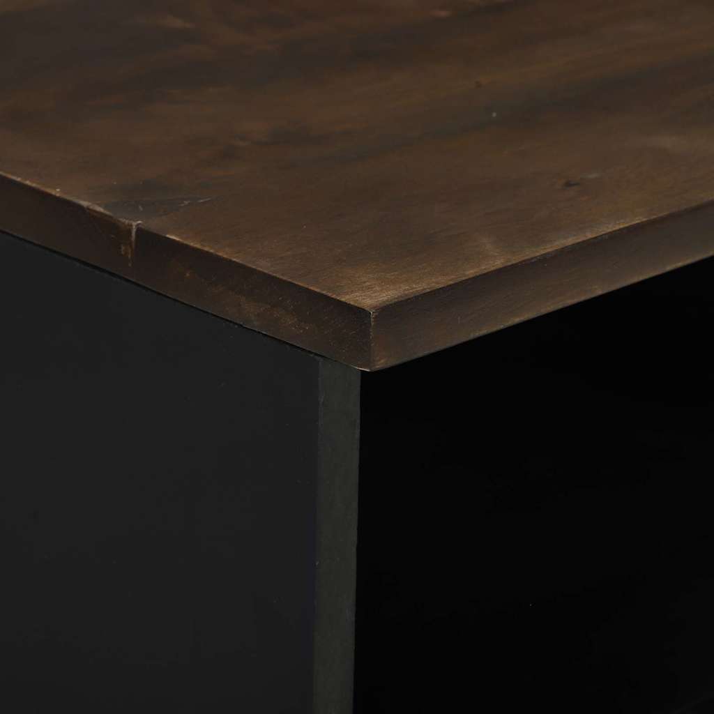Éjjeliszekrény fiókkal 2 pcs Dió 40 x 33 x 46 cm tömör mangófa