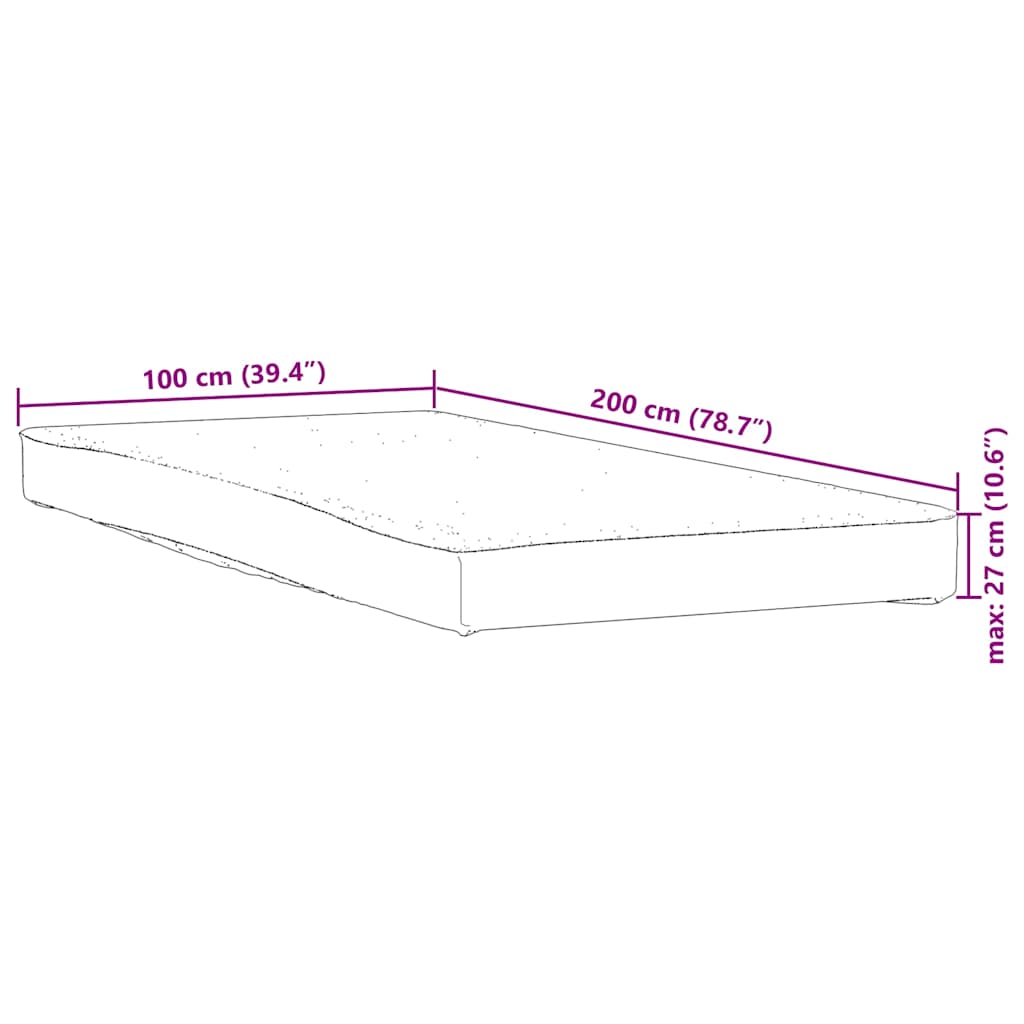 fehér matracvédő 100 x 200 cm vízálló