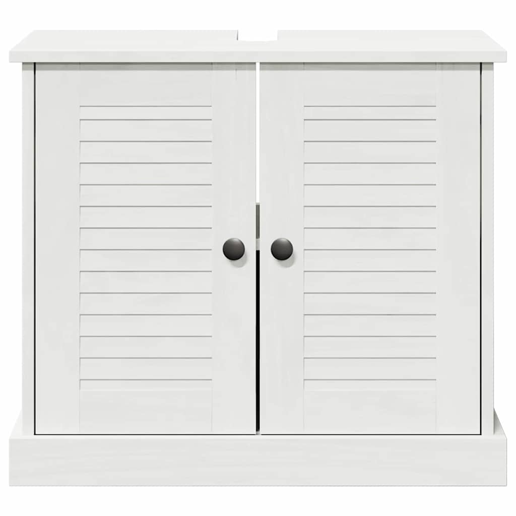 Mosogató Szekrény polcokkal VIGO antik fehér 67.5 x 34 x 59 cm