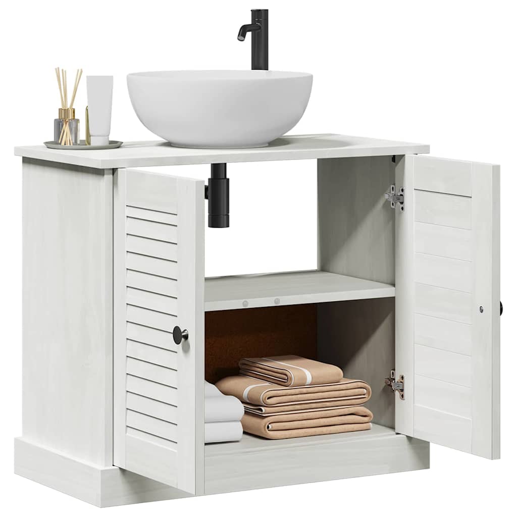 Mosogató Szekrény polcokkal VIGO antik fehér 67.5 x 34 x 59 cm