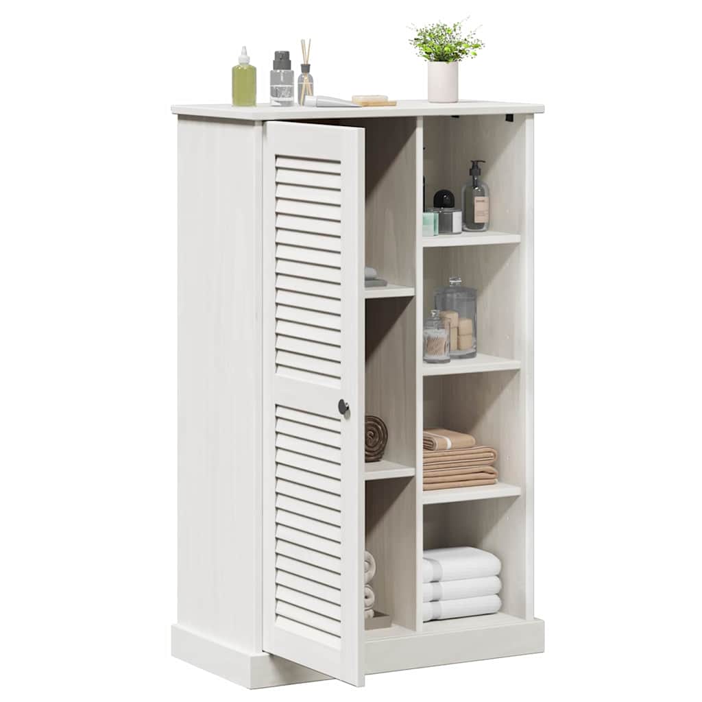 Fürdőszoba Székény VIGO Fehér 67.5 x 34 x 110 cm Tömör fenyőfa