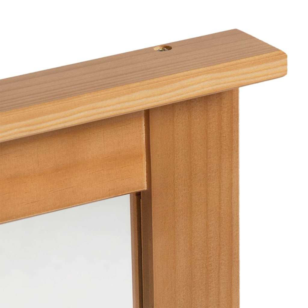 Tükör tükörrel VIGO mézbarna 55.5 x 5 x 70 cm Tömör fenyőfa