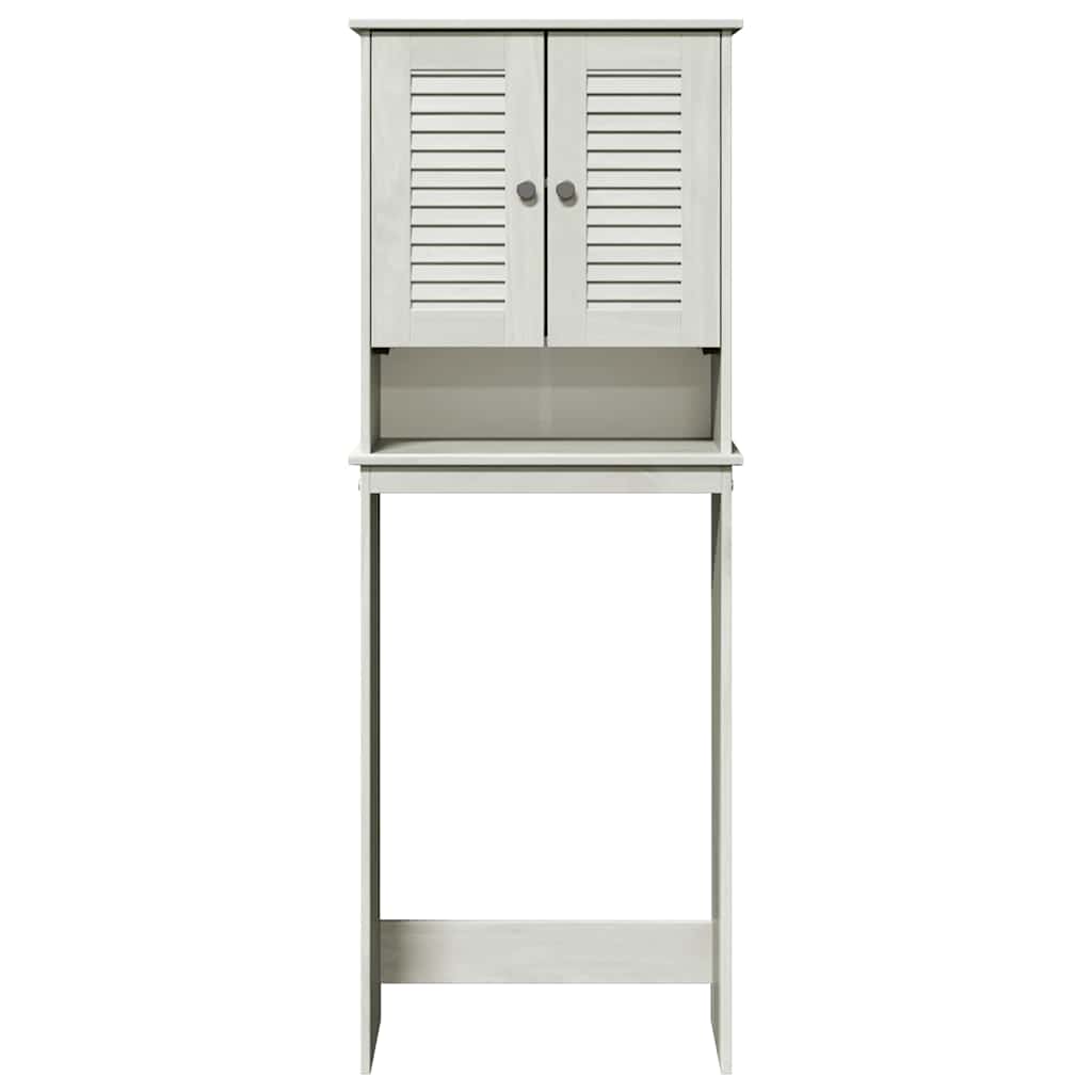 WC Szekrény polcokkal VIGO Fehér 60 x 27 x 161 cm Tömör fenyőfa