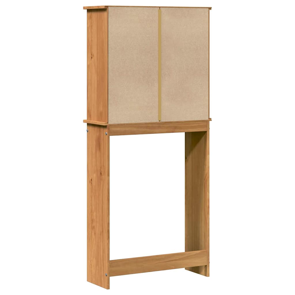 Mosógép Szekrény VIGO mézbarna 72.5 x 27 x 161 cm Tömör fenyőfa