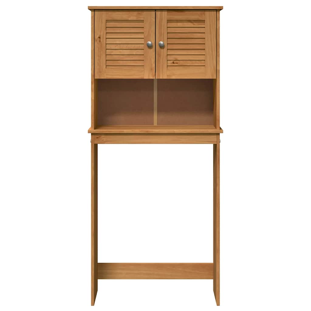 Mosógép Szekrény VIGO mézbarna 72.5 x 27 x 161 cm Tömör fenyőfa