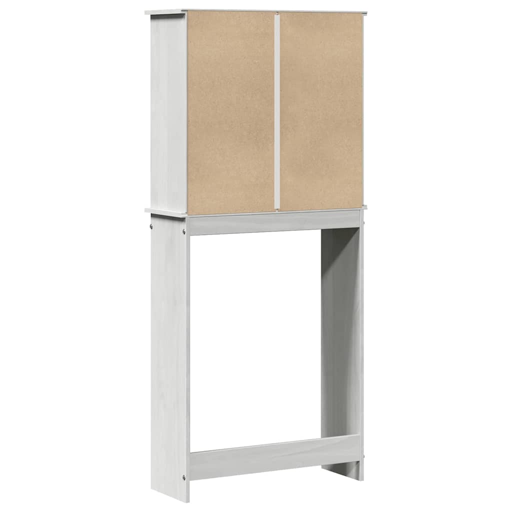 Mosógép Szekrény VIGO Fehér 72.5 x 27 x 161 cm Tömör fenyőfa