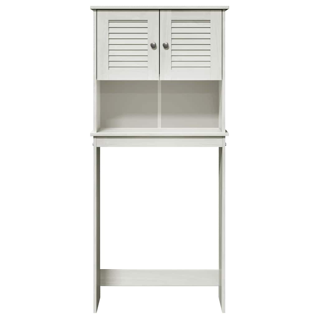 Mosógép Szekrény VIGO Fehér 72.5 x 27 x 161 cm Tömör fenyőfa