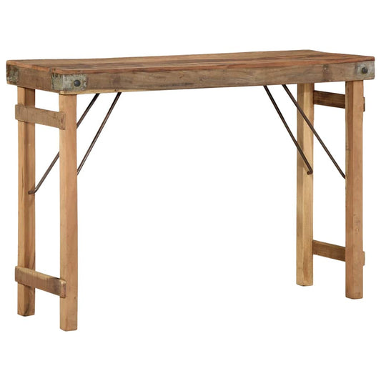 Konzolasztal Barna 110 x 35 x 76 cm Tömör újrahasznosított fa
