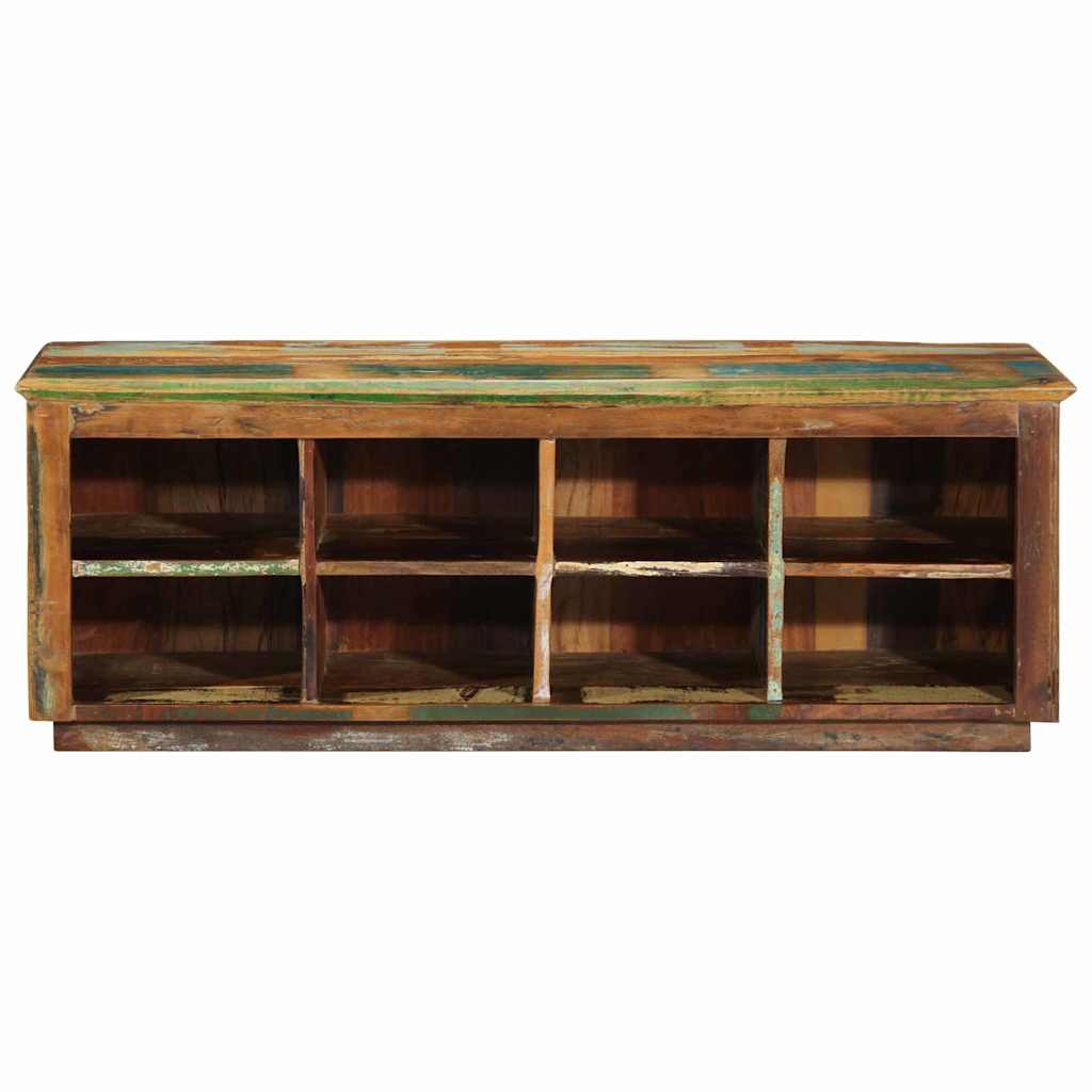 Cipőszekrény Barna 110 x 35 x 40 cm Tömör újrahasznosított fa