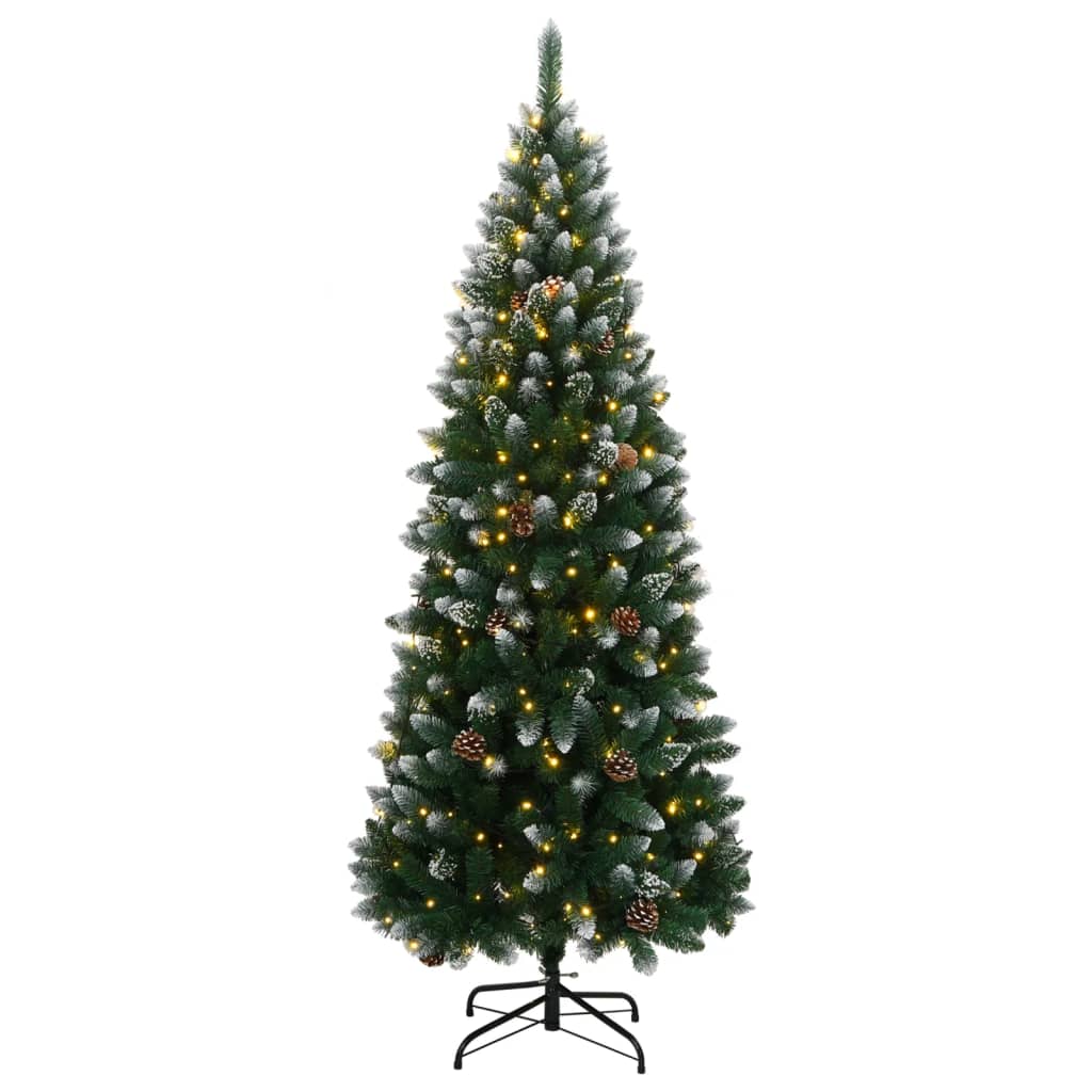 műkarácsonyfa 300 LED-del 210 cm