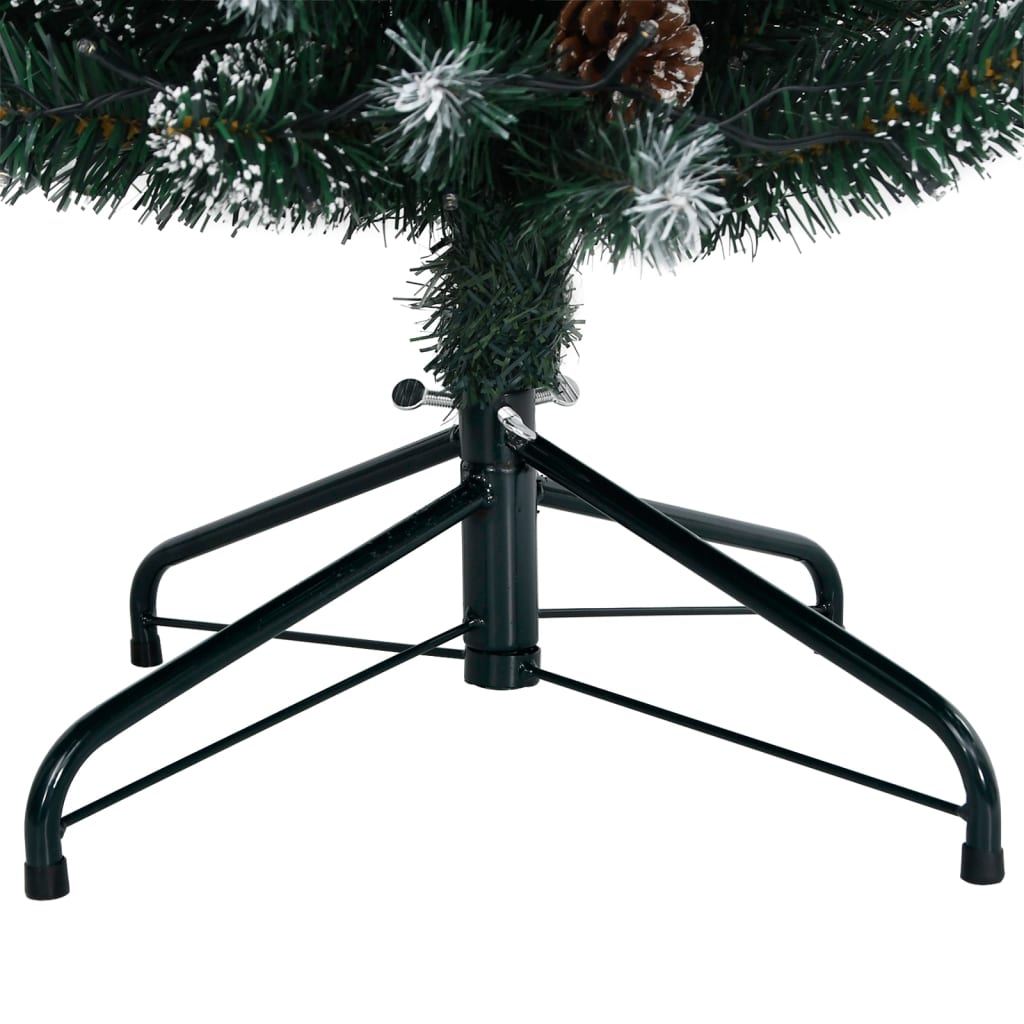 vékony műkarácsonyfa 150 LED-del 120 cm