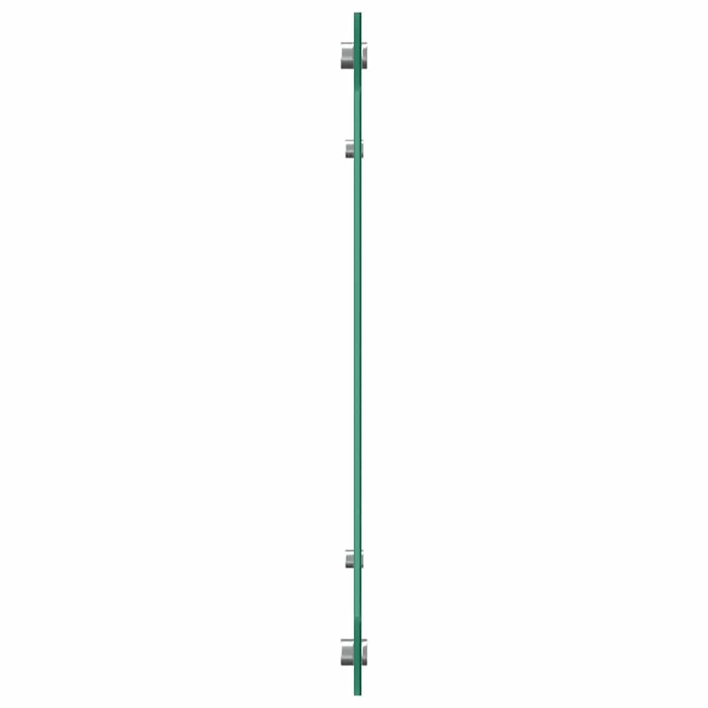 2 db fehér edzett üveg konyhai falburkoló 70 x 40 cm