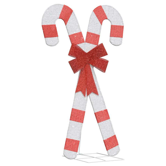meleg fehér karácsonyi dekoráció Candy Cane 50 LED