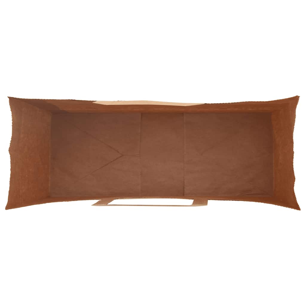 50 db barna papírzacskók fogantyúkkal 32x12x42 cm