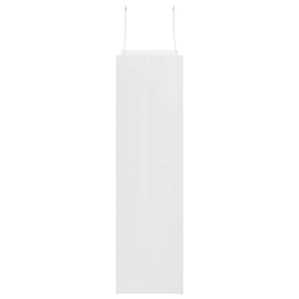 50 db fehér papírzacskók fogantyúkkal 32x12x42 cm