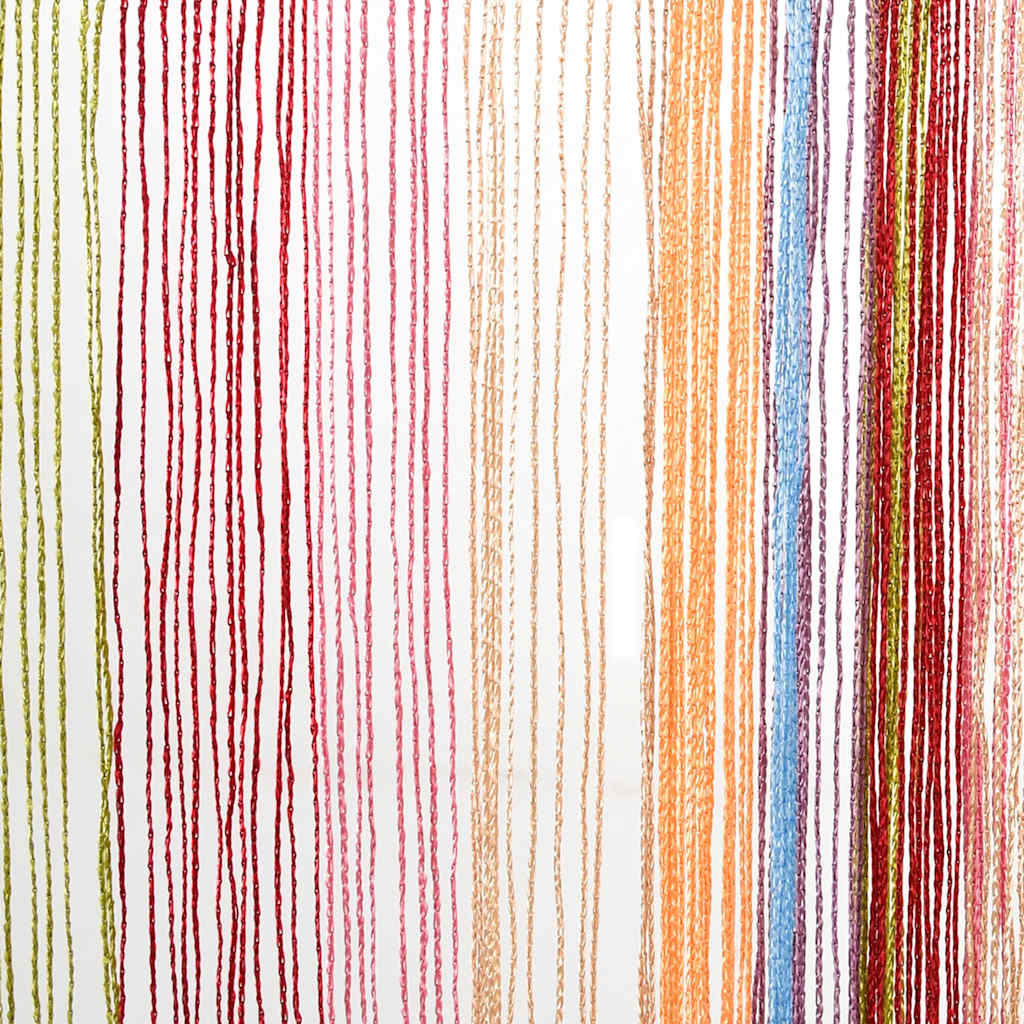 2 db többszínű zsinórfüggöny 140 x 250 cm