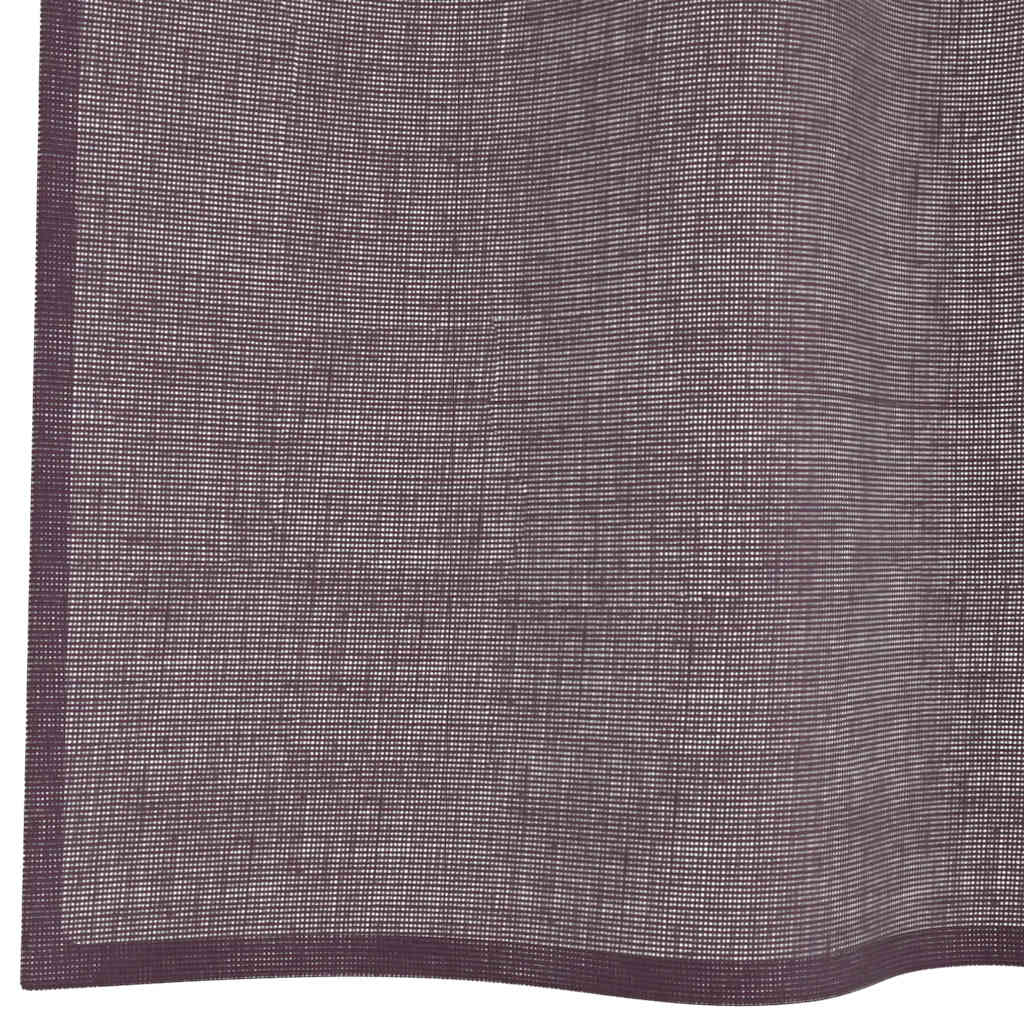 2 db lila fátyolfüggönyök rojtokkal 140x245 cm