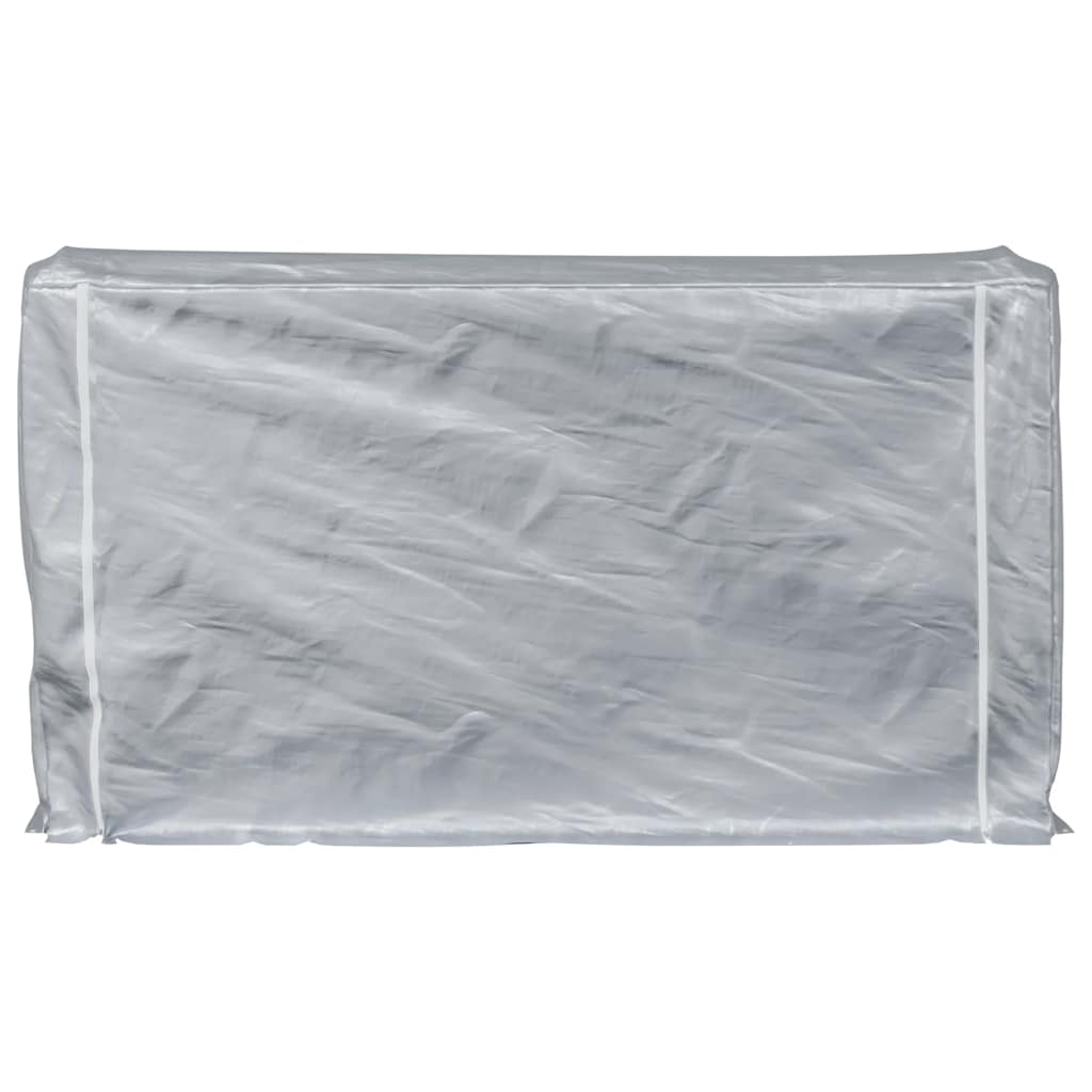 tűzifa állvány esővédővel 250x25x150 cm Horganyzott acél