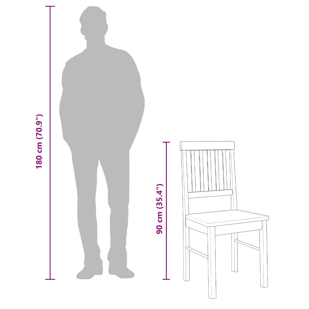 2 db fehér tömörfa gumiból készült étkezőszékek