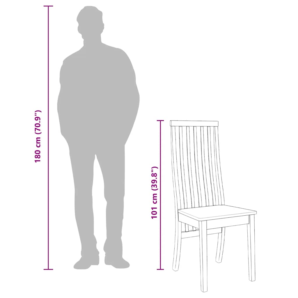 2 db fehér tömörfa gumiból készült étkezőszékek