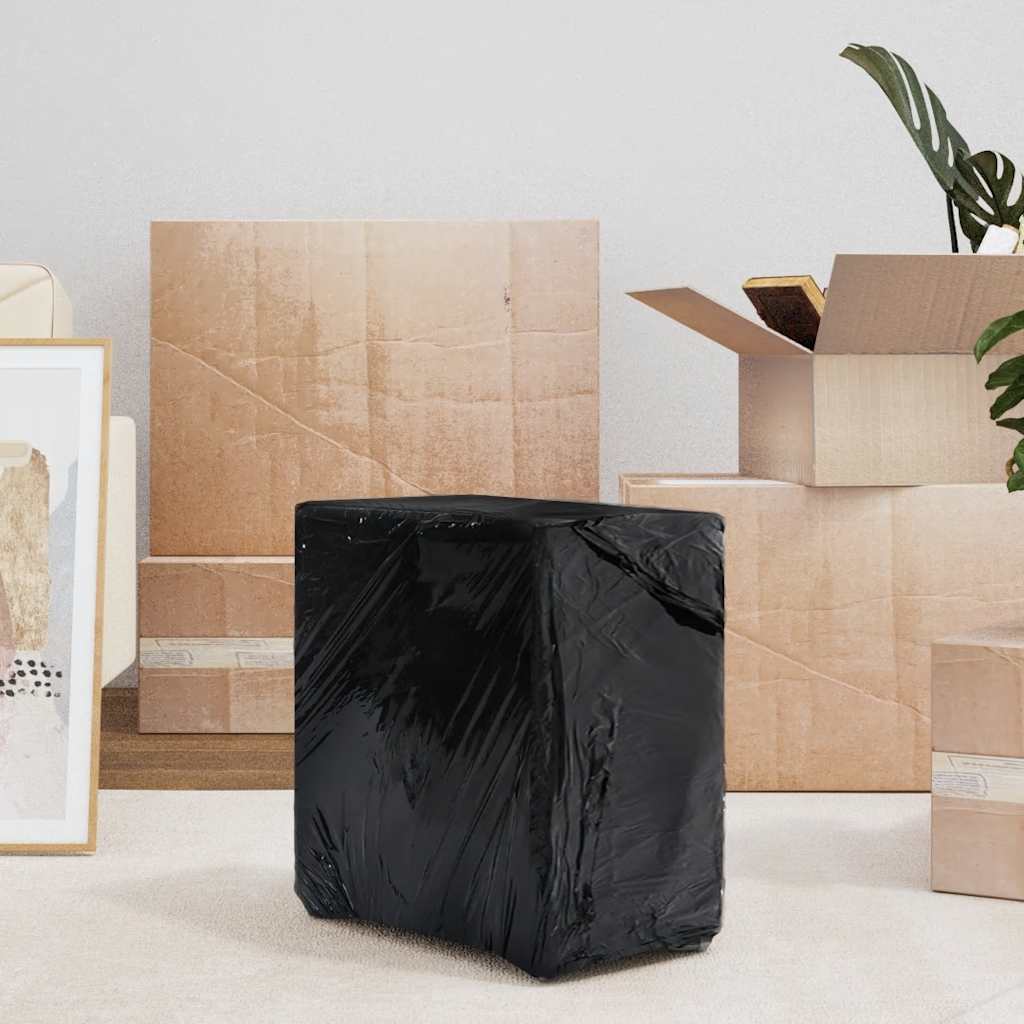 stretch fólia 2 pcs fekete 30 μm 50 cm x 300 m