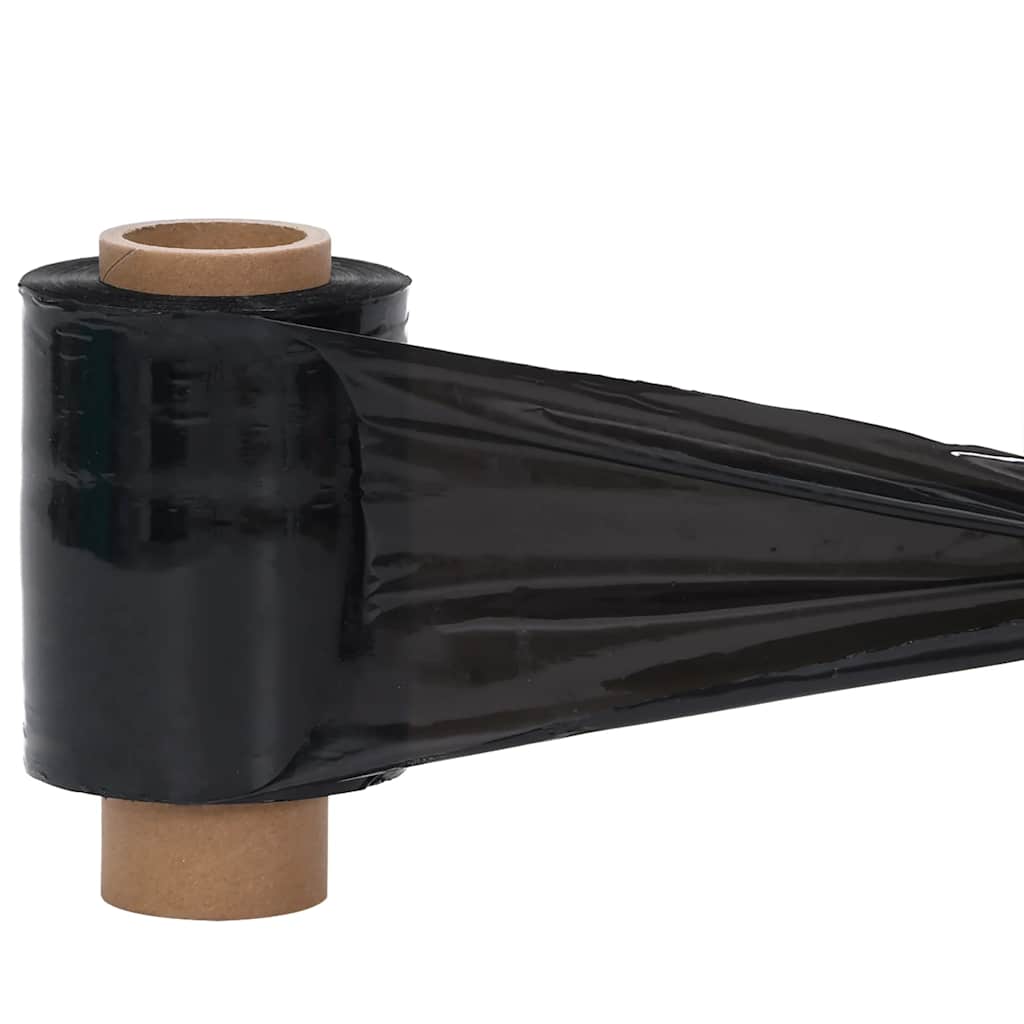 stretch fólia 50 pcs fekete 23 μm 10 cm x 150 m