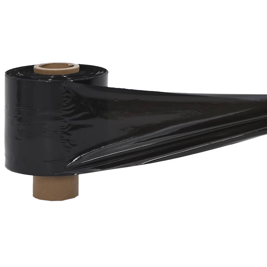 stretch fólia 10 pcs fekete 23 μm 10 cm x 300 m