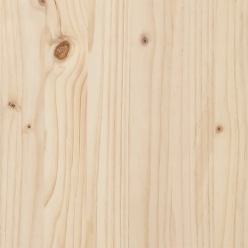 tömör fenyőfa könyvespolcos ágy matrac nélkül 180 x 200 cm