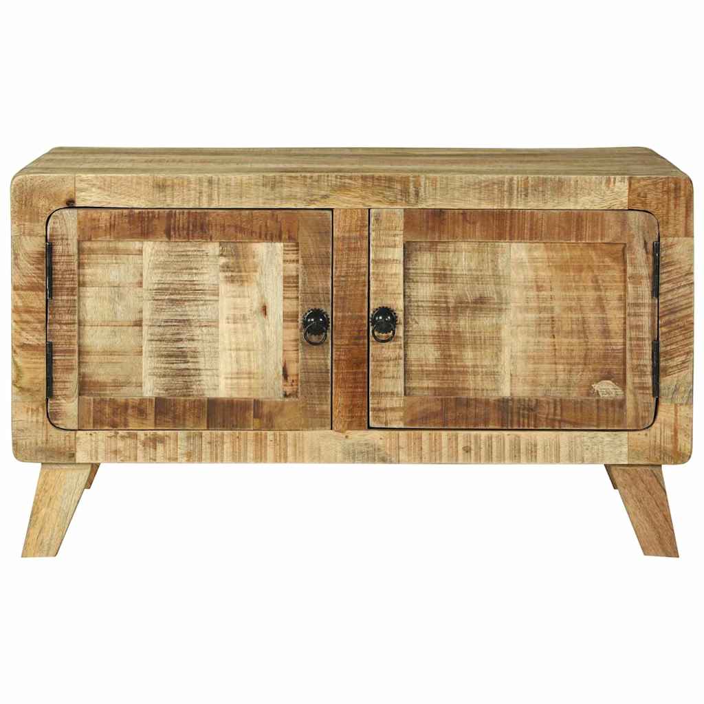 Dohányzóasztal Barna 80 x 54 x 45 cm Tömör nyers mangófa