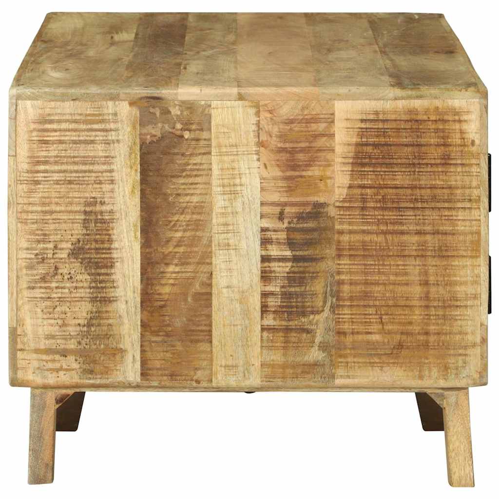 Dohányzóasztal Barna 80 x 54 x 45 cm Tömör nyers mangófa