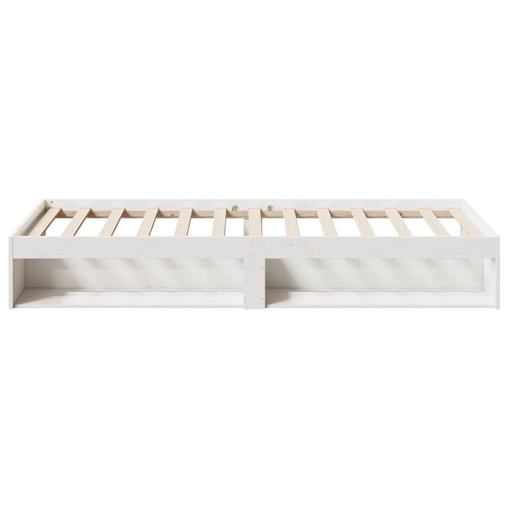 kanapéágy ágy matrac fehér 75x190 cm tömör fa fenyőfa