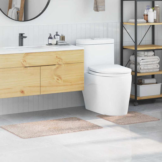 Csúszásmentes fürdőszőnyeg készlet 2 pcs Krém PP