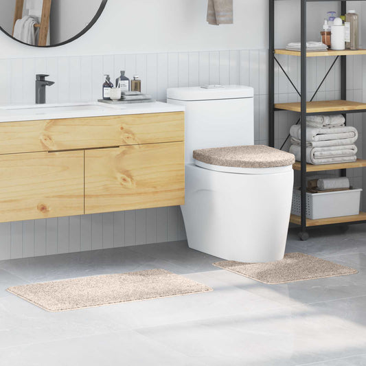 Csúszásmentes fürdőszőnyeg készlet 3 pcs Krém PP