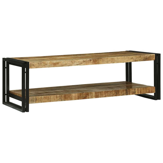 Dohányzóasztal Barna 120 x 50 x 38 cm tömör mangófa