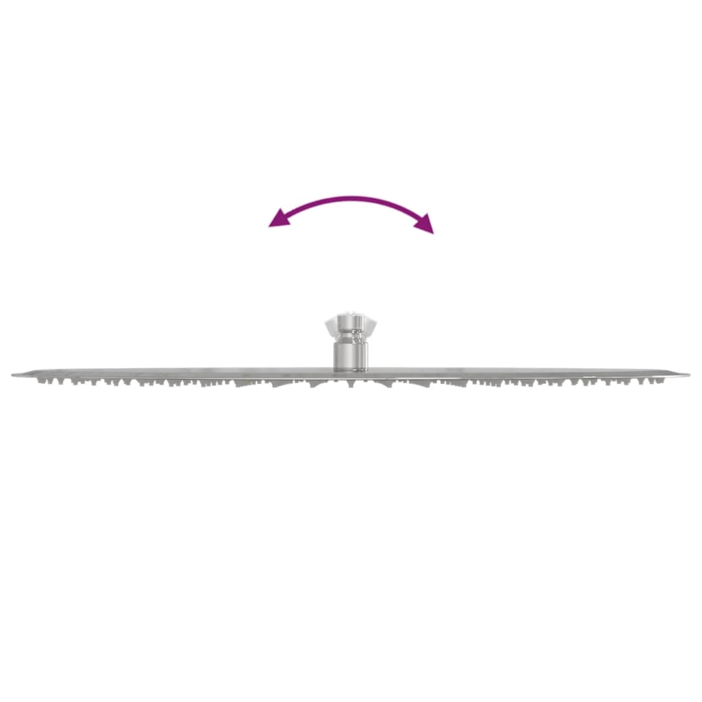 kerek rozsdamentes acél esőztető zuhanyrózsa 50 cm