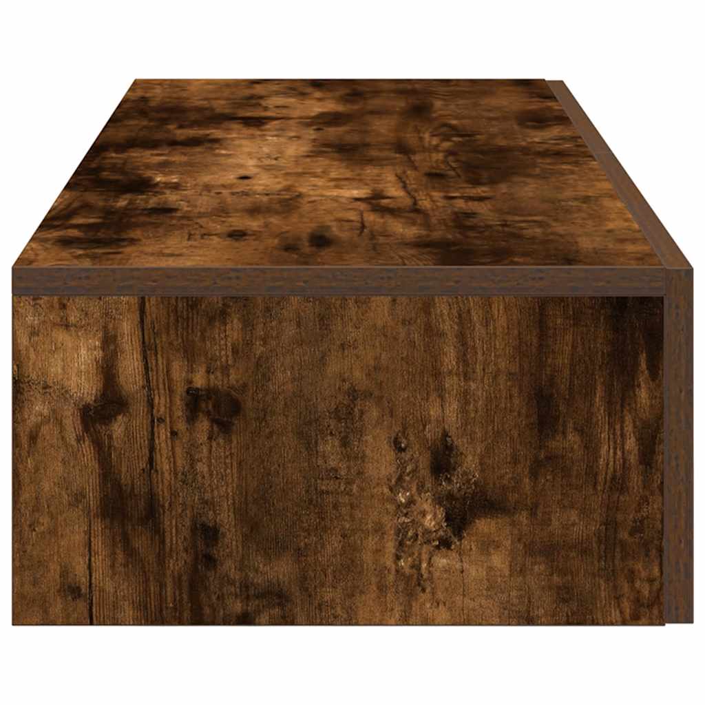 Falipolc fiókokkal füstölt tölgy 60x26,5x15 cm műszaki fa