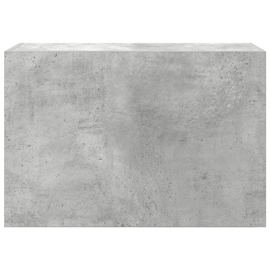 betonszürke szerelt fa fali fürdőszobaszekrény 60 x 25 x 40 cm
