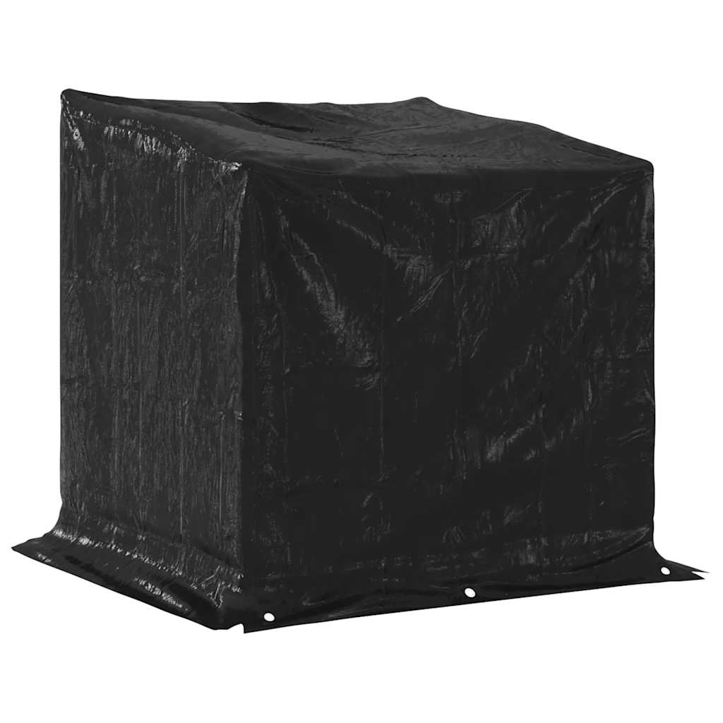 Tűzifa állvány esővédővel 101x61x110,5 cm horganyzott acél