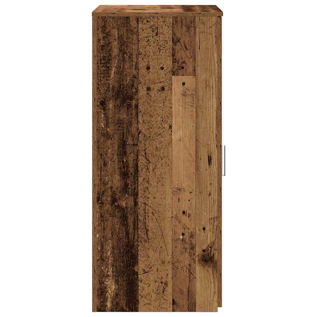 tároló szekrény antik fa 50x45x103,5 cm szerelt fa