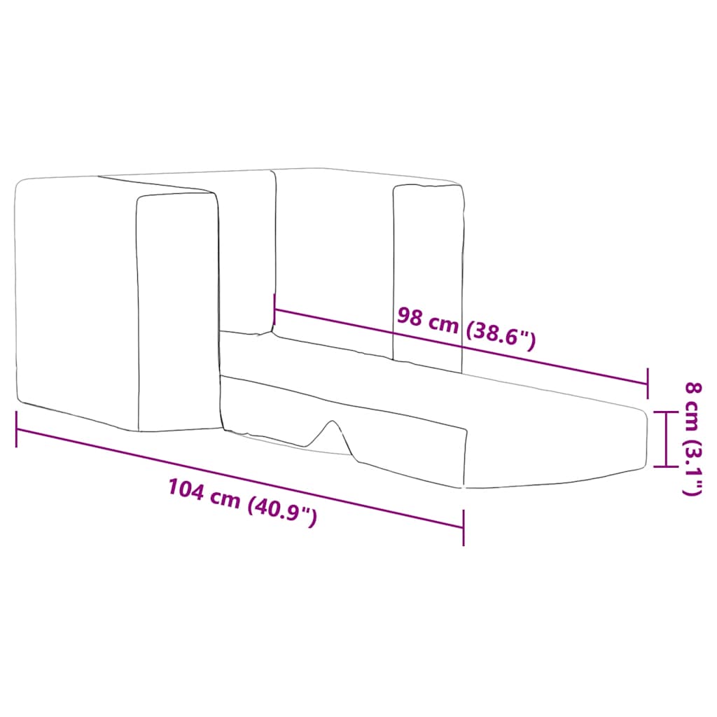 rózsaszín puha plüss gyerek kanapéágy