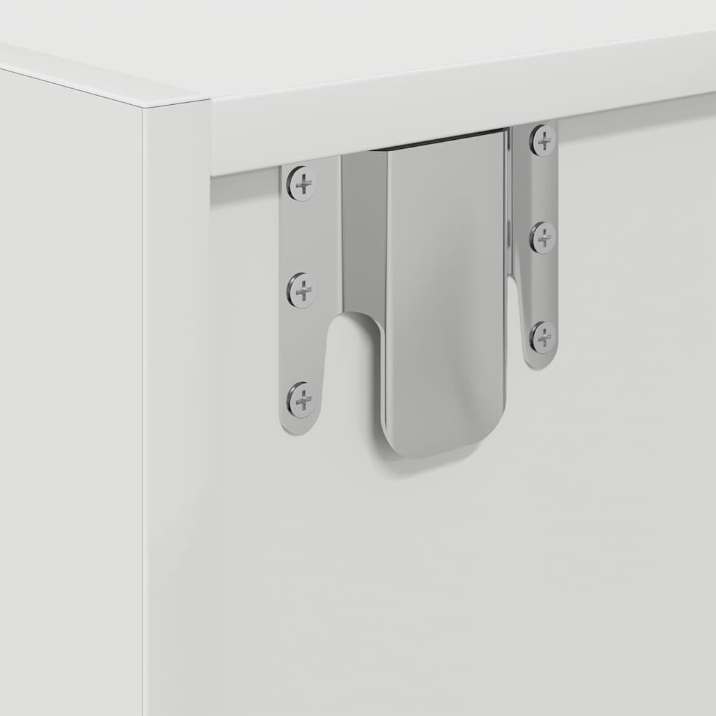 fehér szerelt fa TV-szekrény 60x31x25,5 cm