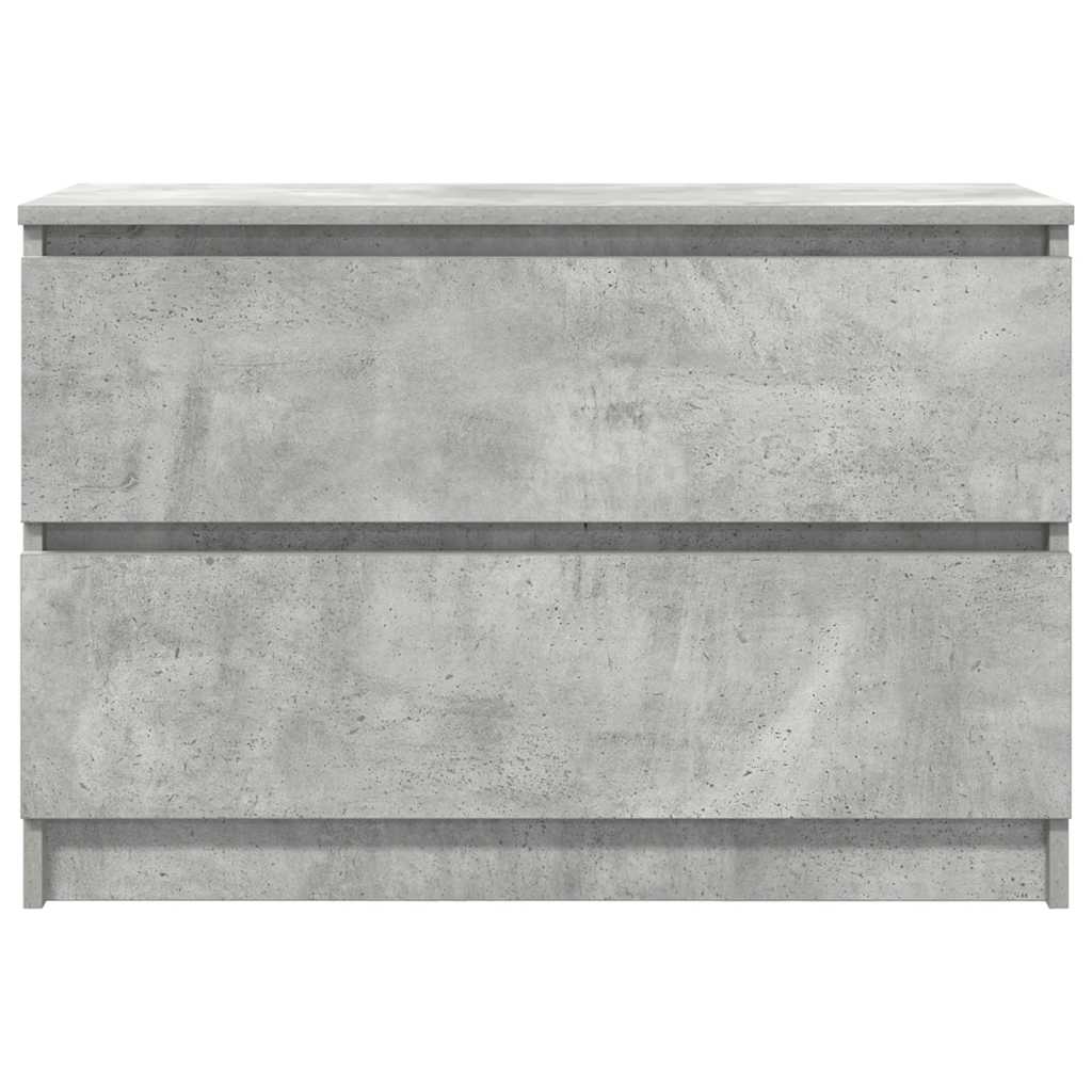 betonszürke szerelt fa TV-szekrény 80x35x54 cm