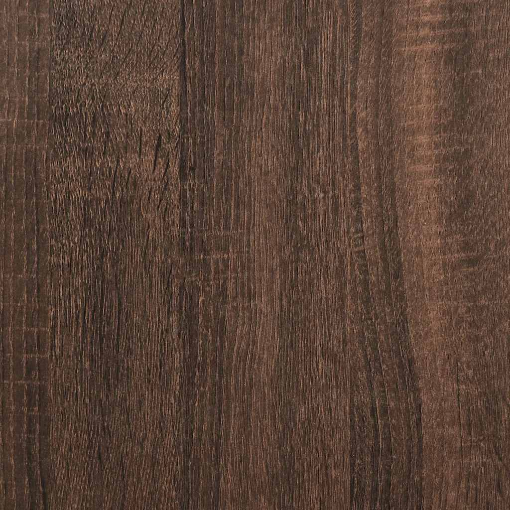 barna tölgyszínű szerelt fa TV-szekrény 100x35x54 cm